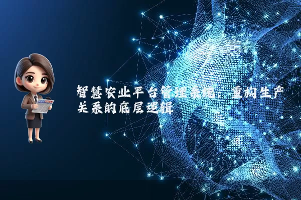 智慧农业平台管理系统:重构生产关系的底层逻辑