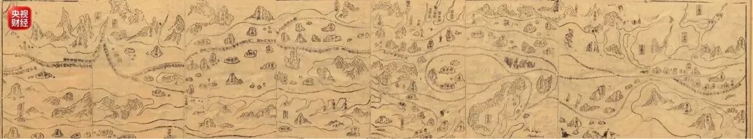 明 《自宝船厂开船从龙江关出水直抵外国诸番图》